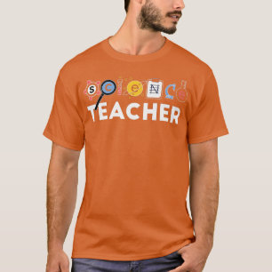 Camiseta Professora de Ciência Ensina Aulas de STEM Escola 