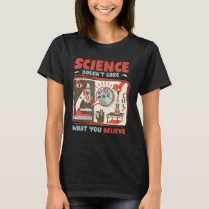 Camiseta Professora De Ciência Não Se Importa Com O Que Acr