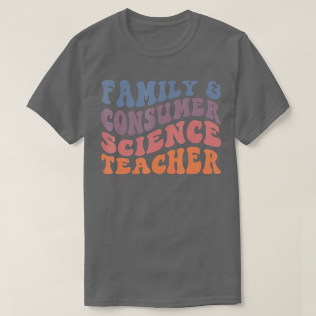 Camiseta Professora de Ciências da Família e do Consumidor, (Frente do Design)