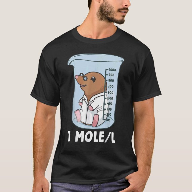 Camiseta Professora de Ciências da Química Mole, estudante  (Frente)