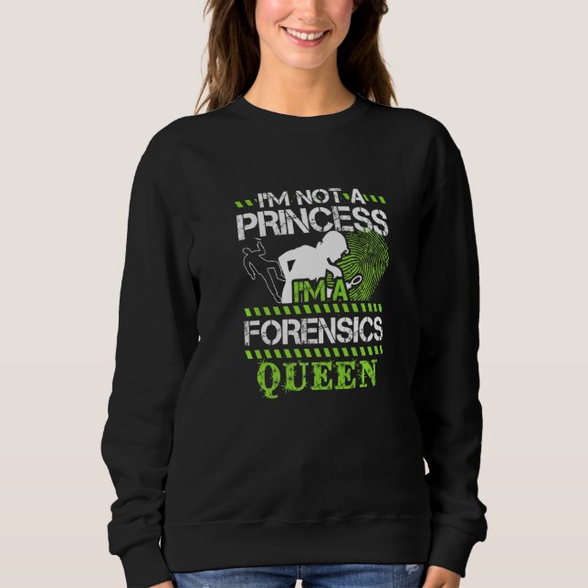 Camiseta Professora de Ciências Forenses, investigadora (Frente)