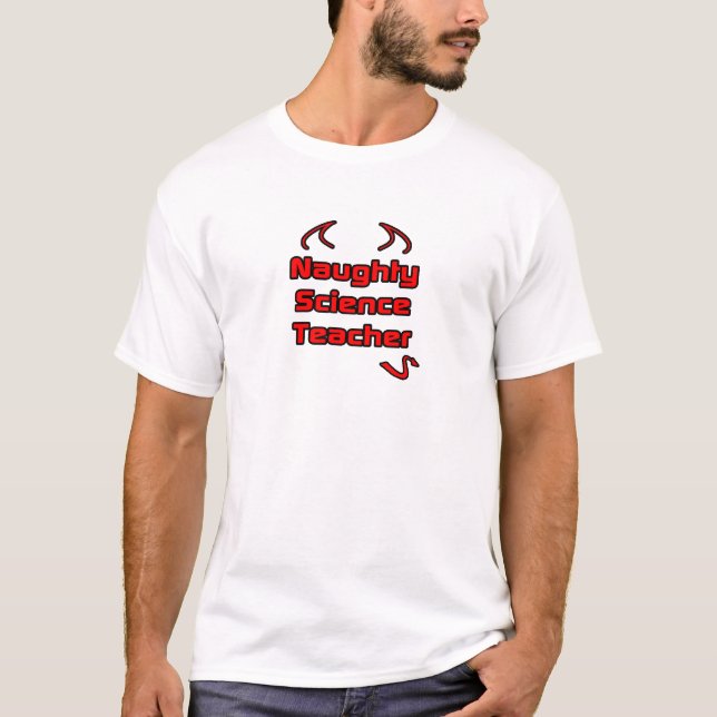 Camiseta Professora de Ciências travessa (Frente)
