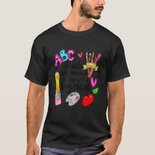 Camiseta Professora de creche Ensino Humanos Pequenos Eu so