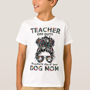 Camiseta Professora De Dever Promovida A Ficar Em Casa, Mãe