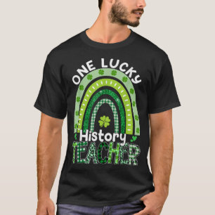 Camiseta Professora de Dia de São Patrício de História Sort