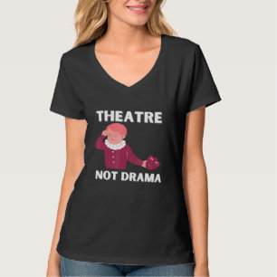 Camiseta Professora De Drama Para Teatro E Artes Artificiai