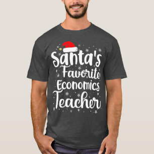 Camiseta Professora de Economia Favorita do Santas Chapéu