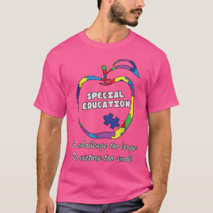 Camiseta Professora de Educação Especial Crianças Autistas 