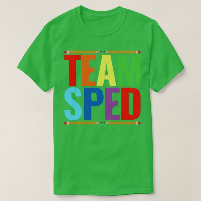 Camiseta Professora de Educação Especial do Team Sped (Frente do Design)