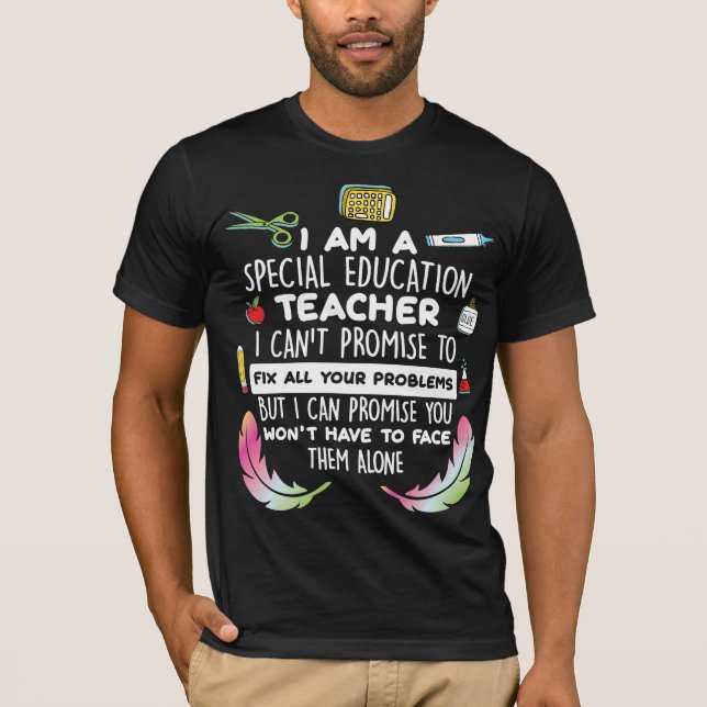 Camiseta Professora de Educação Especial Sensibilização Aut (Frente)