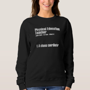Camiseta Professora De Educação Física Coordenadora De Caos