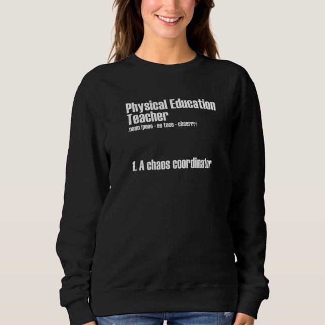 Camiseta Professora De Educação Física Coordenadora De Caos (Frente)