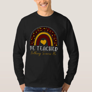 Camiseta PROFESSORA DE EDUCAÇÃO FÍSICA Nada Me Assusta Leop