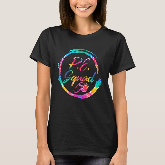 Camiseta Professora De Educação Física Pe Squad Primeiro Di (Frente)