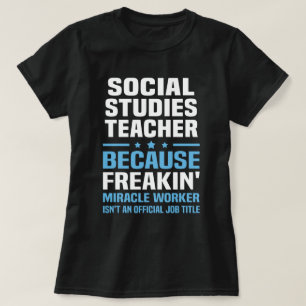 Camiseta Professora de Estudos Sociais