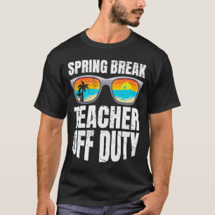 Camiseta Professora de férias de primavera do professor de