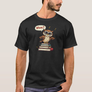 Camiseta Professora De Gramática Engraçada Por Quem Owl