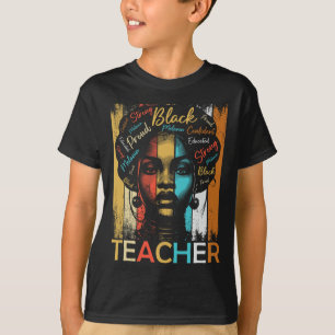 Camiseta Professora de História Negra Mulheres Africanas Am