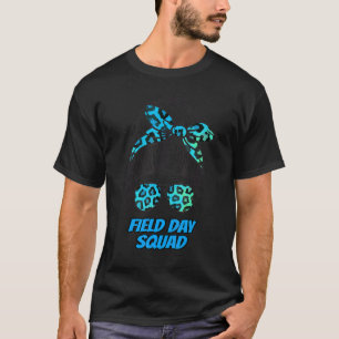 Camiseta Professora de Impressão Leopard do Esquadrão de Ca
