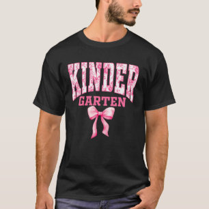 Camiseta Professora de Jardim de Infância Feminino 1º Dia E