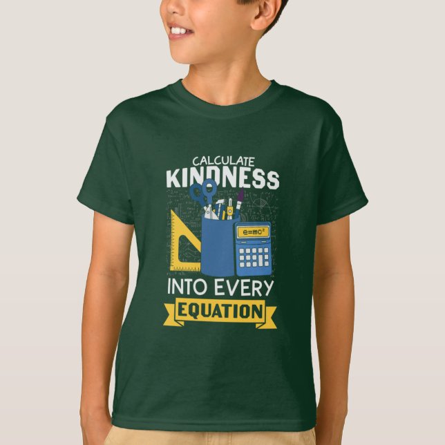 Camiseta Professora de Matemática Calcula gentileza (Frente)