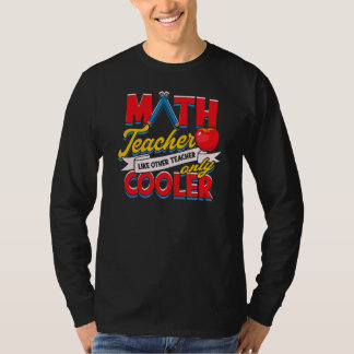 Camiseta Professora De Matemática Como Outros Professores A