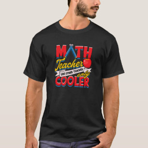 Camiseta Professora De Matemática Como Outros Professores A