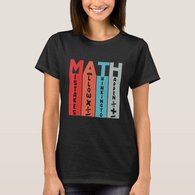 Camiseta Professora de Matemática da Escola de Matemática d (Frente)