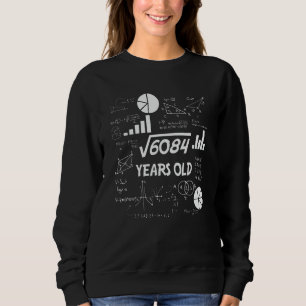 Camiseta Professora de Matemática de 77 Anos de Idade, 77.º
