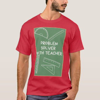 Camiseta Professora de matemática de resolução de problemas