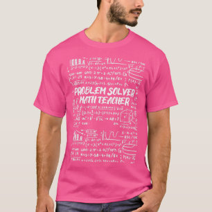 Camiseta Professora de Matemática do Problem Solver 67