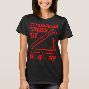 Camiseta Professora de Matemática do Teorema de Pitágoras d