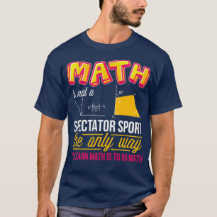 Camiseta Professora de matemática engraçada aprende matemát