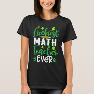 Camiseta Professora De Matemática Mais Sortuda De Rua De Sh