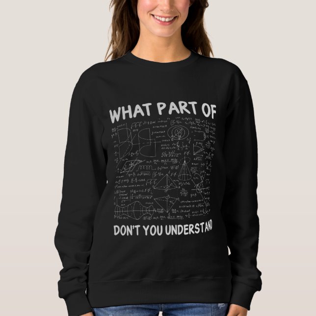 Camiseta Professora De Matemática Que Parte Você Entende (Frente)