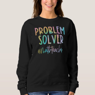 Camiseta Professora De Matemática Resolve O Professor De Ma
