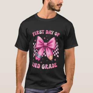 Camiseta Professora de menina da 2ª série laço coquete volt