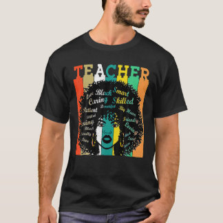 Camiseta Professora de Mulher Negra Depois do Mês da Histór