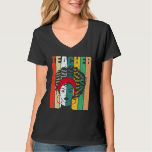 Camiseta Professora de Mulher Negra Depois do Mês da Histór