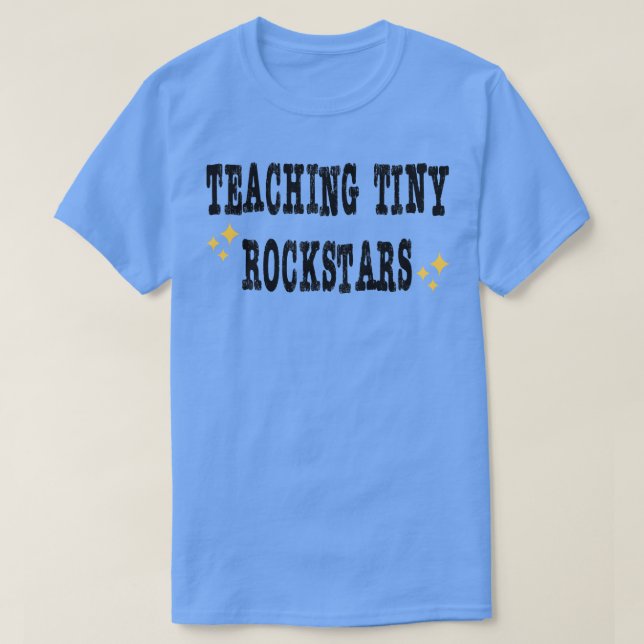 Camiseta Professora de Música de Tiny Rockstars (Frente do Design)