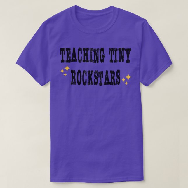 Camiseta Professora de Música de Tiny Rockstars (Frente do Design)