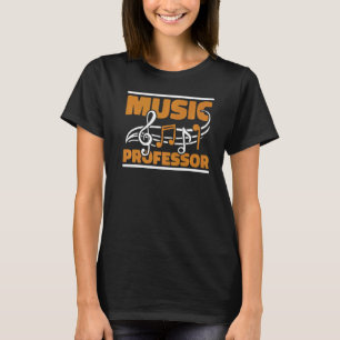 Camiseta Professora de Música Educacional em Notas Escolare