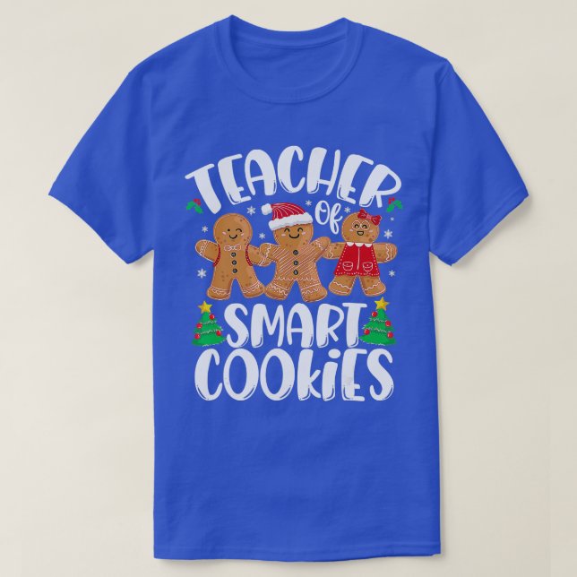 Camiseta Professora de Natal Cookies com Gingermore (Frente do Design)
