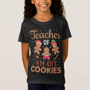 Camiseta Professora de Natal Cookies com Gingermore
