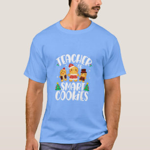 Camiseta Professora de Natal Cookies Cute Gingercake