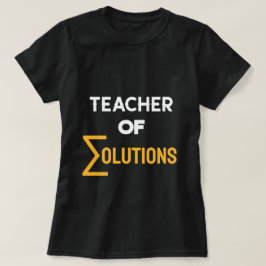 Camiseta Professora de Ondas nas Soluções em Álgebra Profes