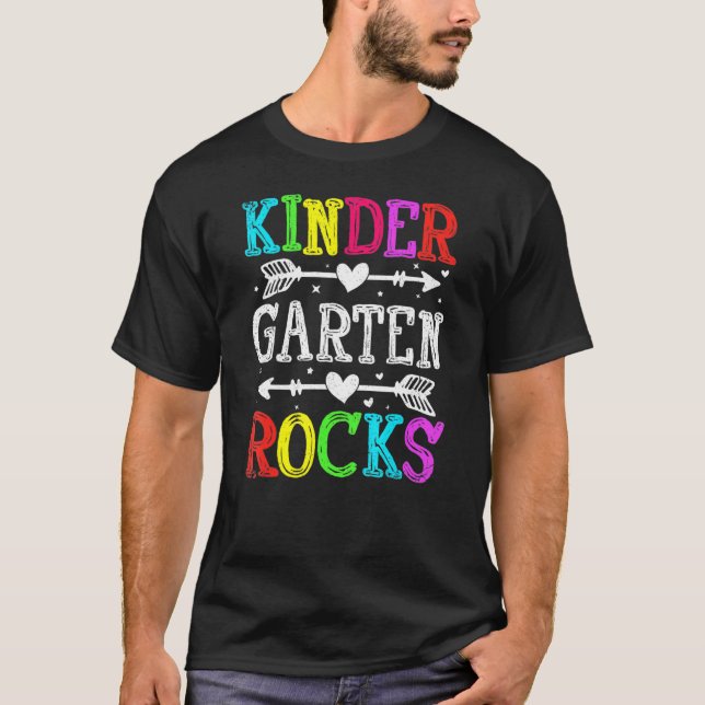 Camiseta Professora De Pedra Do Jardim De Infância Estudant (Frente)