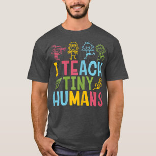 Camiseta Professora de pré-escola feminina Ensino seres hum