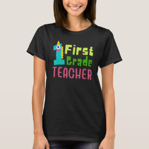 Camiseta Professora De Primeira Classe Em Coloração De Volt