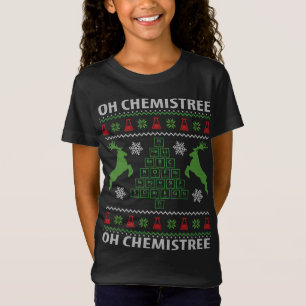 Camiseta Professora de Química de Química Feia de Natal
